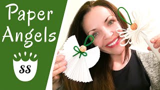 DIY How To Make Paper Angels [upl. by Emelyne]