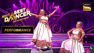 Indias Best Dancer S3 Anuradha और Hansvi ने Stage पर दिखाया Rajasthan का लोक नृत्य  Performance [upl. by Nikral514]