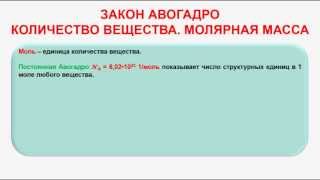 № 150 Неорганическая химия Тема 17 Основные законы химии Часть 5 Закон Авогадро [upl. by Aicetal]