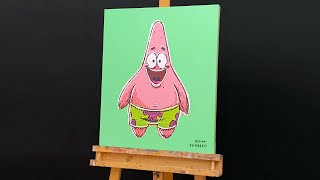 Painting Patrick Star in Pop Art [upl. by Lahsram781]