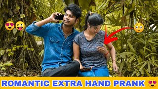 Romantic Extra hand Prank On Cute girl  Part 8  Extra hand prank  With twist  Its aSRSPrank [upl. by Dyraj51]