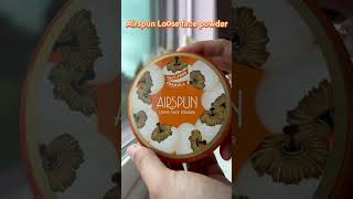 Airspun loose face powder shorts beautyhacks makeuphaul [upl. by Lymann]