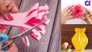 18 Genius Paper Craft Ideas TO Make In 5 Minutes  DIY ROOM DECOR  Artkala [upl. by Riha258]