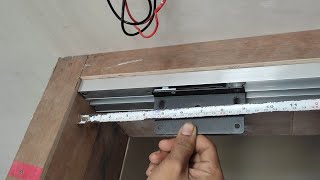 Wardrobe Sliding Channel fitting कैसे करते हैं how to Sliding Door Channel fitting kaise lagate hain [upl. by Yhtomit]