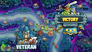 Blighted Farmlands  Veteran  3 Stars  Kingdom Rush 5 Alliance Campaign [upl. by Hymie]