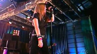 Avril Lavigne  Sk8er Boi  Live  Late Night with Carson Daly 101202 [upl. by Kirrad]