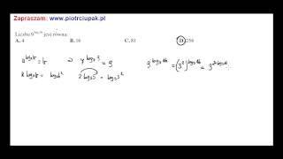 Liczba 9log3 16 jest równa [upl. by Eenat]