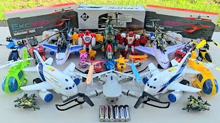 Unboxing and Testing Pesawat TerbangRc helikopterPesawat KargoAirbusAircraftJetsDroneRc Truck [upl. by Nnayllas267]