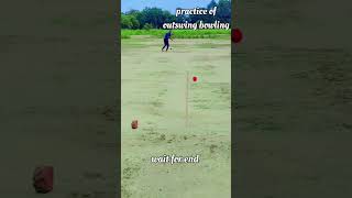 Bowl Outswing Like a PRO cricket trending viralreels short tricks [upl. by Alohcin520]