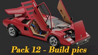 deagostini Lamborghini Countach LP500S Walter Wolf edition Pack 12 Build [upl. by Elleahcim520]