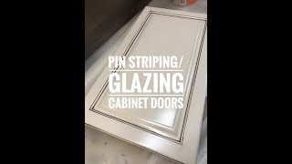 GlazingPinstriping Cabinet Doors [upl. by Gnilsia]