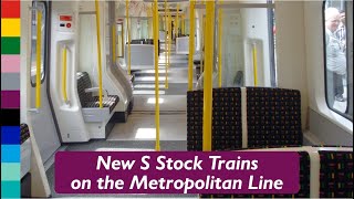 New SStock Trains on the Metropolitan Line [upl. by Yeltsew581]