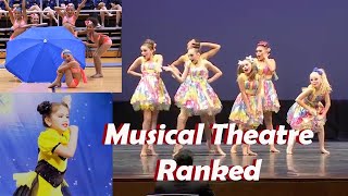 Dance Moms  Ranking EVERY Musical Theatre Dance  jump ALDC [upl. by Pressman765]