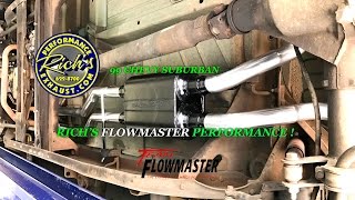 4K 99 CHEVY SUBURBAN FLOWMASTER TRUE DUAL PERFORMANCE EXHAUST BY RICHS [upl. by Trip]