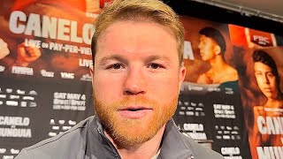 CANELO quotONLY BAD THING ABOUT RYAN GARCIA IS OSCAR DE LA HOYA SAYS MUNGUIA WILL GET KNOCKED OUT [upl. by Matuag]