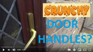 Crunchy uPVC Door Handles Fixed [upl. by Aihsatsan]