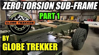 Globe Trekker Subframe Build part 1 [upl. by Inar286]