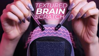 ASMR TINGLY Textured Brain Scratch for DEEP SLEEP No Talking [upl. by Phippen519]