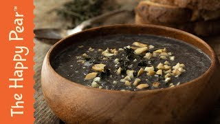 Vegan Mushroom Soup with Deliciously Ella oilfree [upl. by Giefer844]