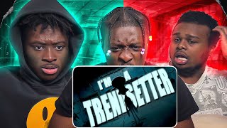 Glorb  TRENDSETTER Official Music Video REACTION [upl. by Elletnahc]