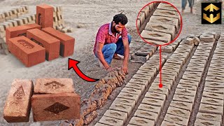 How to Make BRICKS with Amazing Handmade Technology [upl. by Rma]