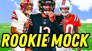 4 Round Rookie Mock Draft 1QB  2024 Dynasty Fantasy Football [upl. by Atalie397]