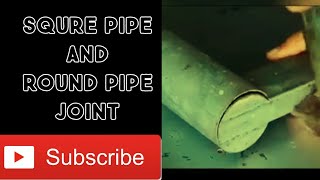 how to joint round and plate pipe and cutting metthad [upl. by Eendys912]