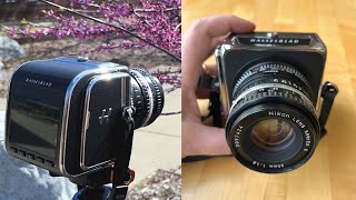 Nikon Pancake Lens on a Hasselblad 907X 50C with ND Throttle [upl. by Hotchkiss]