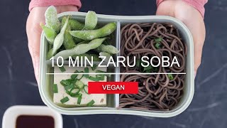 10 Minute Zaru Soba  Cold Noodles With Dipping Sauce [upl. by Lorrimer]