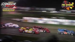 Ogilvie Raceway WISSOTA Late Model AMain 2022 Fall Classic 10822 [upl. by Ayisan]