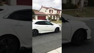 2018 Honda Civic EX Hatchback muffler delete [upl. by Adiehsar]