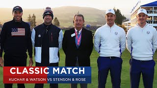 Stenson amp Rose vs Kuchar amp Watson  Extended Highlights  2014 Ryder Cup [upl. by Annek]