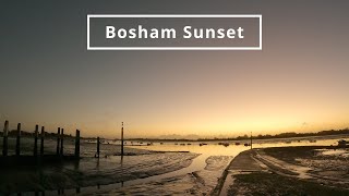 Sunset at Bosham timelapse hoping to spot Comet A3 [upl. by Sophia]