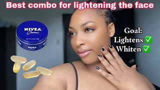 BEST BRIGHTENING FACE CREAMUSE THIS 2 PRODUCT 4 LIGHTENING UR FACEHONEST REVIEW ON NIVEA CREME [upl. by Quigley]