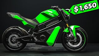 Cheapest Electric Motorcycles in CHINA as low as 1000 [upl. by Thant]