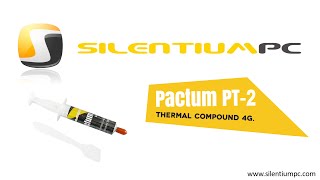 SilentiumPC Pactum PT2 4g  thermal grease application  nakładanie pasty termoprzewodzącej [upl. by Airehtfele]