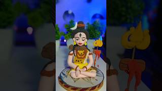 Har har Mahadev 🙏🚩 trendingshorts art clayart shorts [upl. by Refitsirhc289]