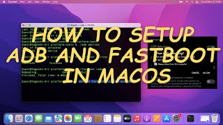 How to install adb and fastboot on mac  setup adb on mac [upl. by Yelreveb]