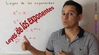 Leyes de los exponentes Parte 1  Laws of exponents 38 [upl. by Ailima462]