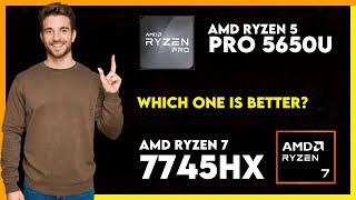 AMD Ryzen 5 Pro 5650U vs AMD Ryzen 7 7745HX Comparison [upl. by Florri320]