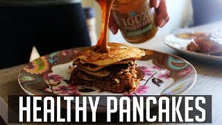 How To Make Protein Pancakes HEALTHY Pancakes  Get Shredded with this [upl. by Aramois]