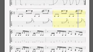 Metallica Capre diem Baby Kirk guitar tablature [upl. by Paymar202]