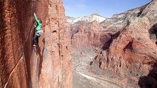 Free Climbing Moonlight Buttress [upl. by Artkele900]