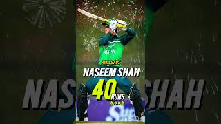 Naseem Shah batting against Australia  pakvsaus naseemshah shorts cricket [upl. by Jourdan]