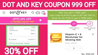 dot and key coupon 999 off  dot and key coupon code today  30 off [upl. by Nywnorb224]