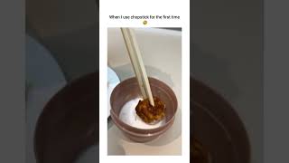 When I use chopstick for the first time 😂meme explore [upl. by Bary441]