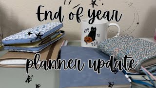 end of year journal amp planner update  thoughts on 2025 lineup [upl. by Enileuqkcaj]