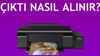 Epson Yazıcı Çıktı Nasıl Alınır [upl. by Asteria]