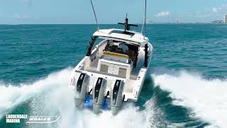 2024 Boston Whaler 420 Outrage Sea Trial Offshore Near Fort Lauderdale [upl. by Farrish]