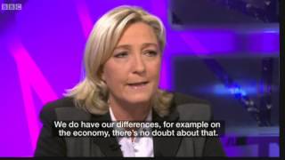 Marine Le Pen on Muslims and Nigel Farage [upl. by Sabra]